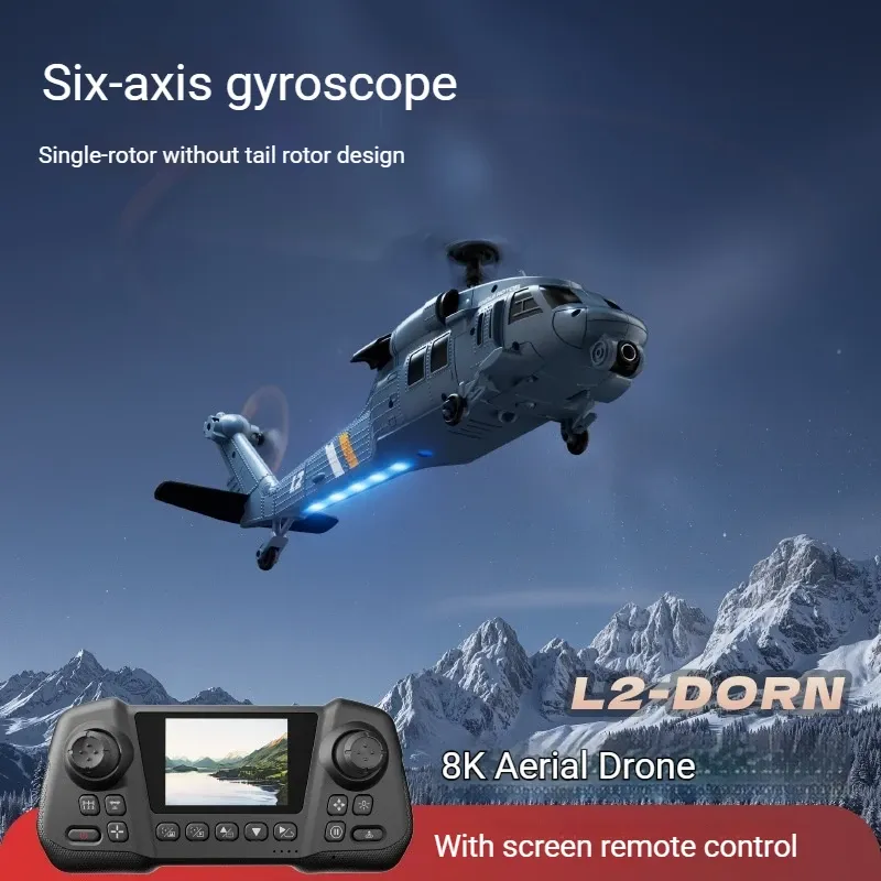 L2-DORN RC Apache Helicopter 8 - Rc Helicopter Single Rotor 评论和价格