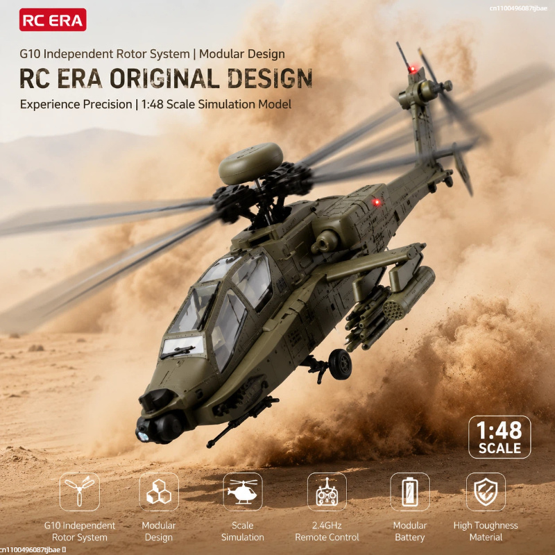 RC Era AH‑64D Apache C170 6CH  - Rc Helicopter Single Rotor 评论和价格