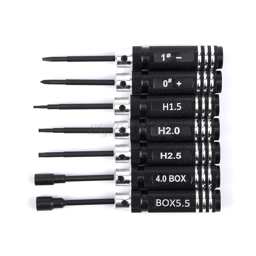 7PCS/Set 0/1/1.5/2/2.5/4/5.5mm - Rc Helicopter Tool Kit 评论和价格