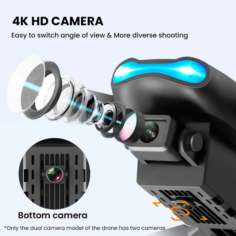 New Mini drone E99 4K WIFI HD  - Rc Helicopter Gas 评论和价格