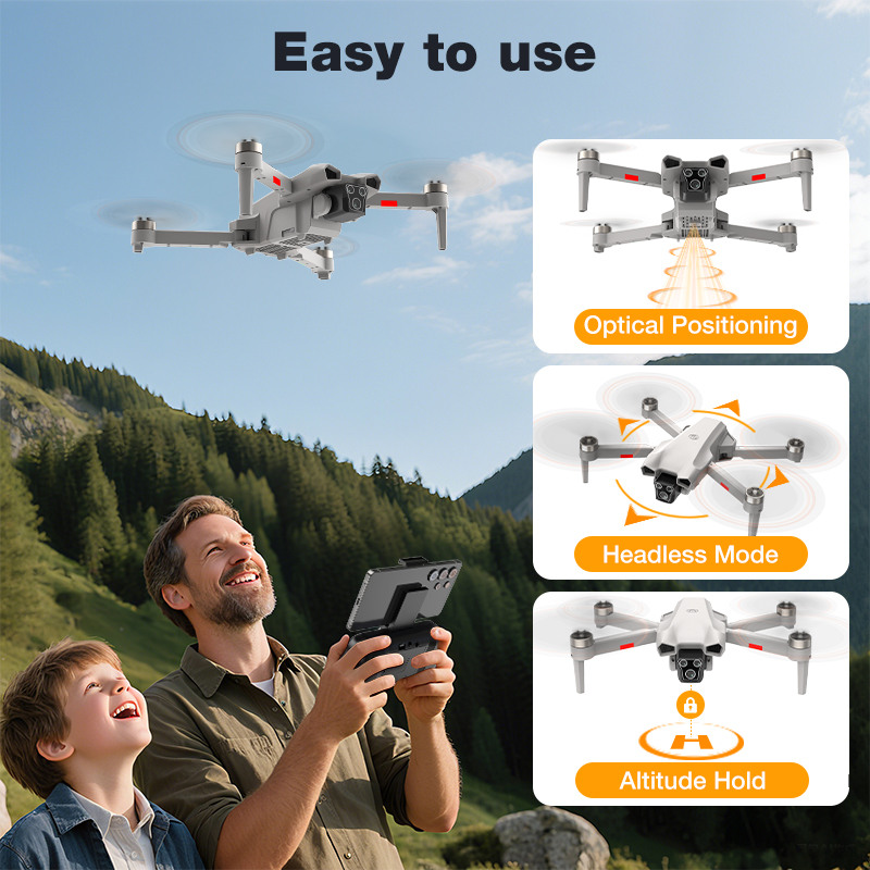 NEW Hot L017 Pro Drone Brushle - Rc Helicopter Electric 评论和价格